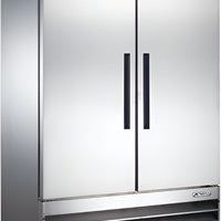 Aurora - 54″ Reach-In Refrigerator, 2 Doors, Stainless Steel, 41 Cu. Ft. (1169 L) Capacity - RE-CN-0041E-HC