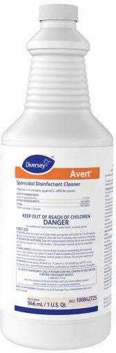 Avert - 32 Oz Disinfectant RTU Cleaner, 12 x 946 ml/Cs - 100842726