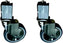 Axis - Patins avec freins pour fours mixtes, lot de 4 - 125-R15