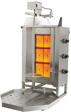 Axis - Natural Gas Vertical Broiler/ Kebab Machine with 3 Burners - AX-VB3