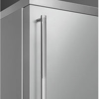 Smeg - 27" Bottom Mount Stainless Steel Right Hinge Fridge with Pro Handles - BM27URX