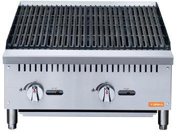 Brika - 24" Propane Gas Radiant Charbroiler - BRB-24