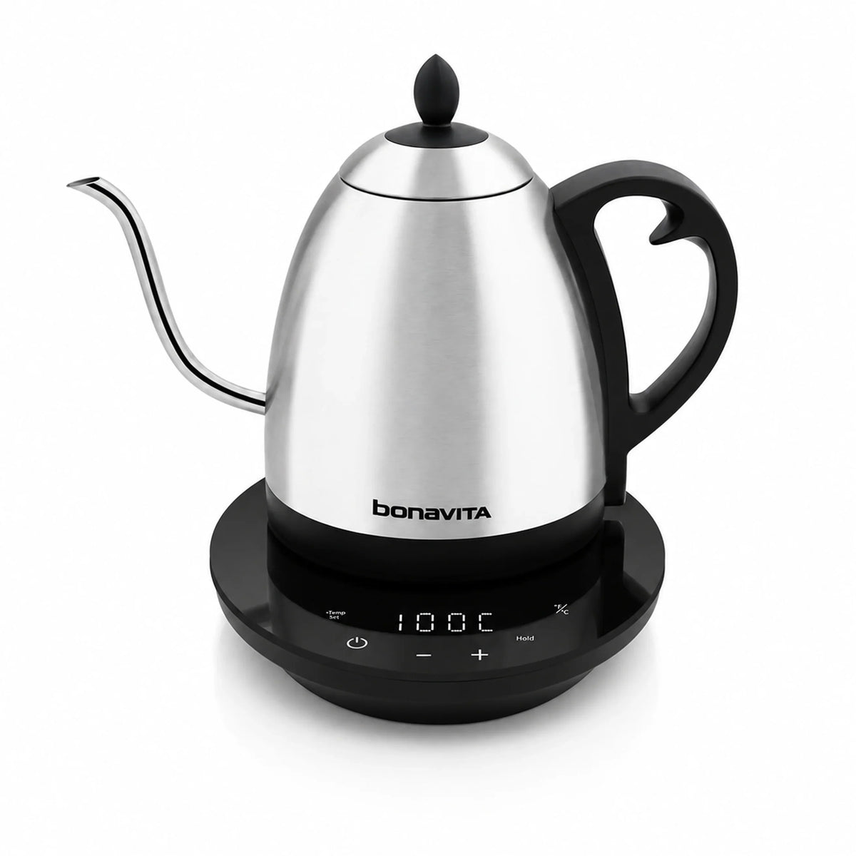 Bonavita - Cosmopolitan 1 L Variable Temperature Brushed Stainless Steel Gooseneck Kettle - BVK2024GT
