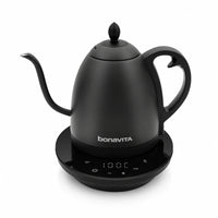 Bonavita - Cosmopolitan 1 L Variable Temperature Black Gooseneck Kettle - BVK2024GT-MB