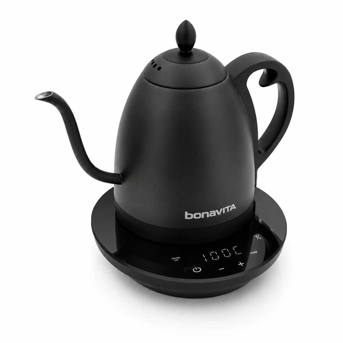 Bonavita - Cosmopolitan 1 L Variable Temperature Black Gooseneck Kettle - BVK2024GT-MB