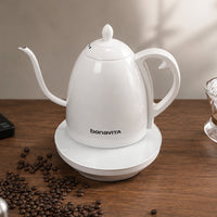 Bonavita - Cosmopolitan 1 L Variable Temperature White Gooseneck Kettle - BVK2024GT-WT