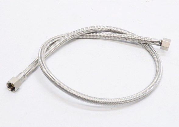 BWT 3/8″ BSP x 3/8″ Stainless Braided Compression Hose Water Line - 55553