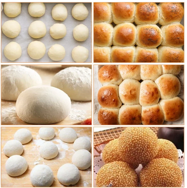 Bakemax - 1-13 Oz Electric Automatic Countertop Dough Ball Rounder - BMDBR02