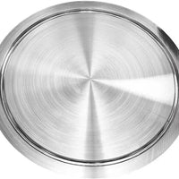 Bakemax - 120V Stainless Steel White Commercial Countertop Powder Coat Manual Single Heat Dough Press - BMDXMW