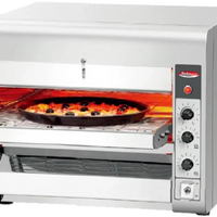 Bakemax - 14" Stainless Steel Commercial Countertop Electric Wide Conveyor Baker Pizza Oven - BMCB001