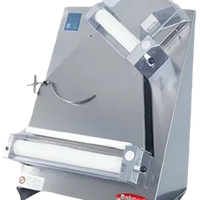 Bakemax - 16" Wide Electric Countertop Double Pass Dough Sheeter - BMTPS16