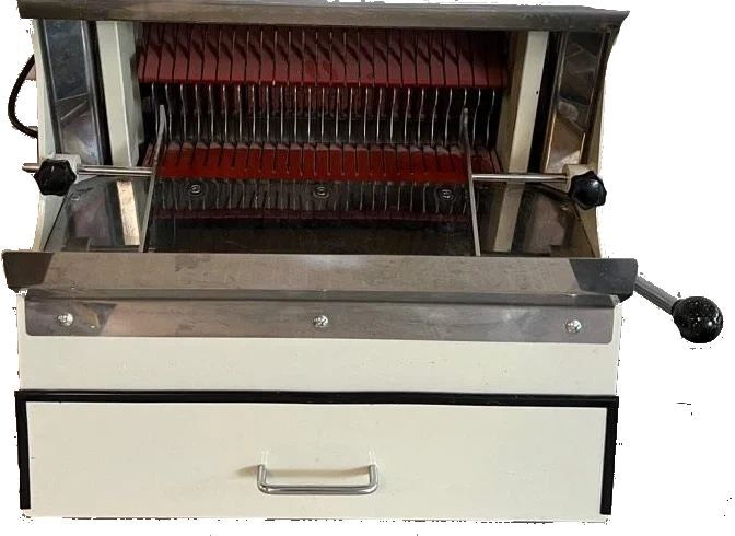 Bakemax - 1.5" Countertop Electric Artisan Safety Hard Crusted Bread Slicer - BMSS001