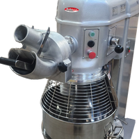 Bakemax - 20 QT 3 Speed Heavy Duty Gear Driven Countertop Planetary Mixer - BMPM020