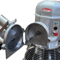 Bakemax - 20 QT 5 Speed Heavy Duty Gear Driven Countertop Planetary Mixer - BMPM20A