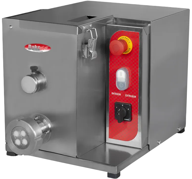 Bakemax - 22.4" Stainless Steel Countertop Pasta Dough Extruder - BMEM010