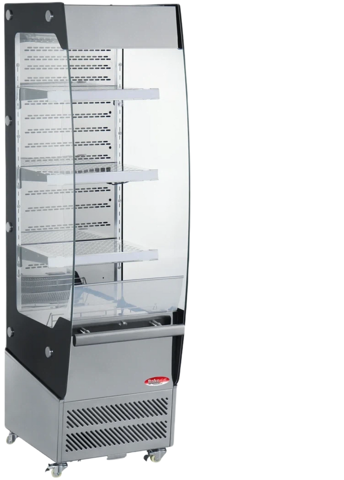 Bakemax - 24" Grab and Go Refrigerated Floor Display Merchandiser - BMGG024