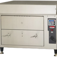 Bakemax - 240V Commercial Floor Model Electric Double Stacked Greaseless Forced Air Fryer - BMDGF5