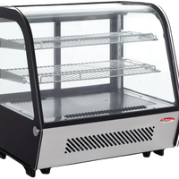 Bakemax - 28" Refrigerated Countertop Display Case with LED Lighting - BMREF28