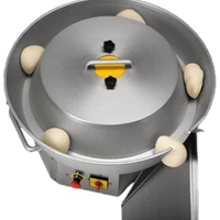 Bakemax - 2.5-42 Oz Automatic Dough Ball Rounder with Legs - BMDBR3L