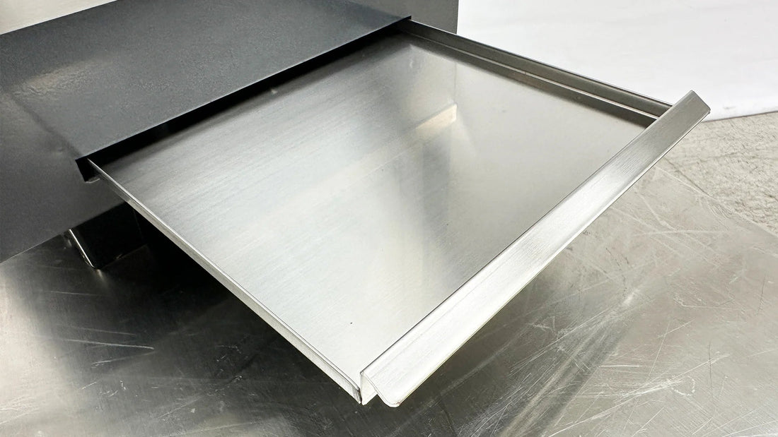 Bakemax - 36" Stainless Steel Wide Countertop Electric Heated Display Case With LED Lighting - BMTSC36 - DISCONTINUED