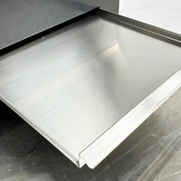 Bakemax - 36" Stainless Steel Wide Countertop Electric Heated Display Case With LED Lighting - BMTSC36 - DISCONTINUED