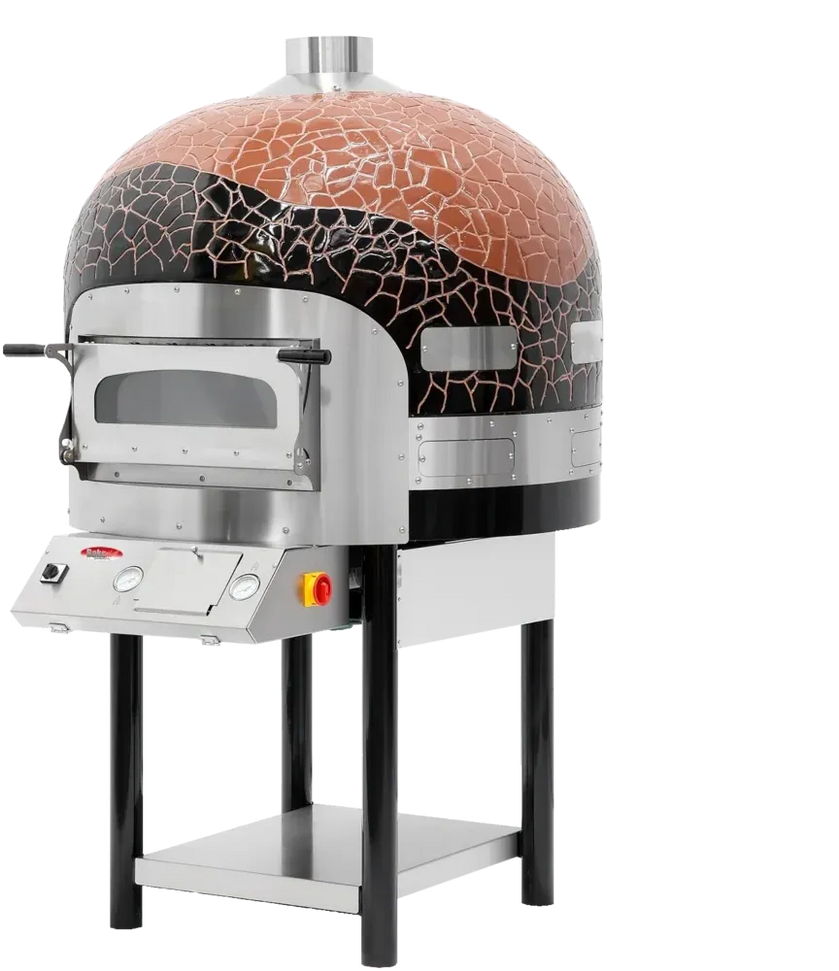 Bakemax - 54.3" Commercial Floor Model Electric Rotating Pizza Oven - BMSPO01