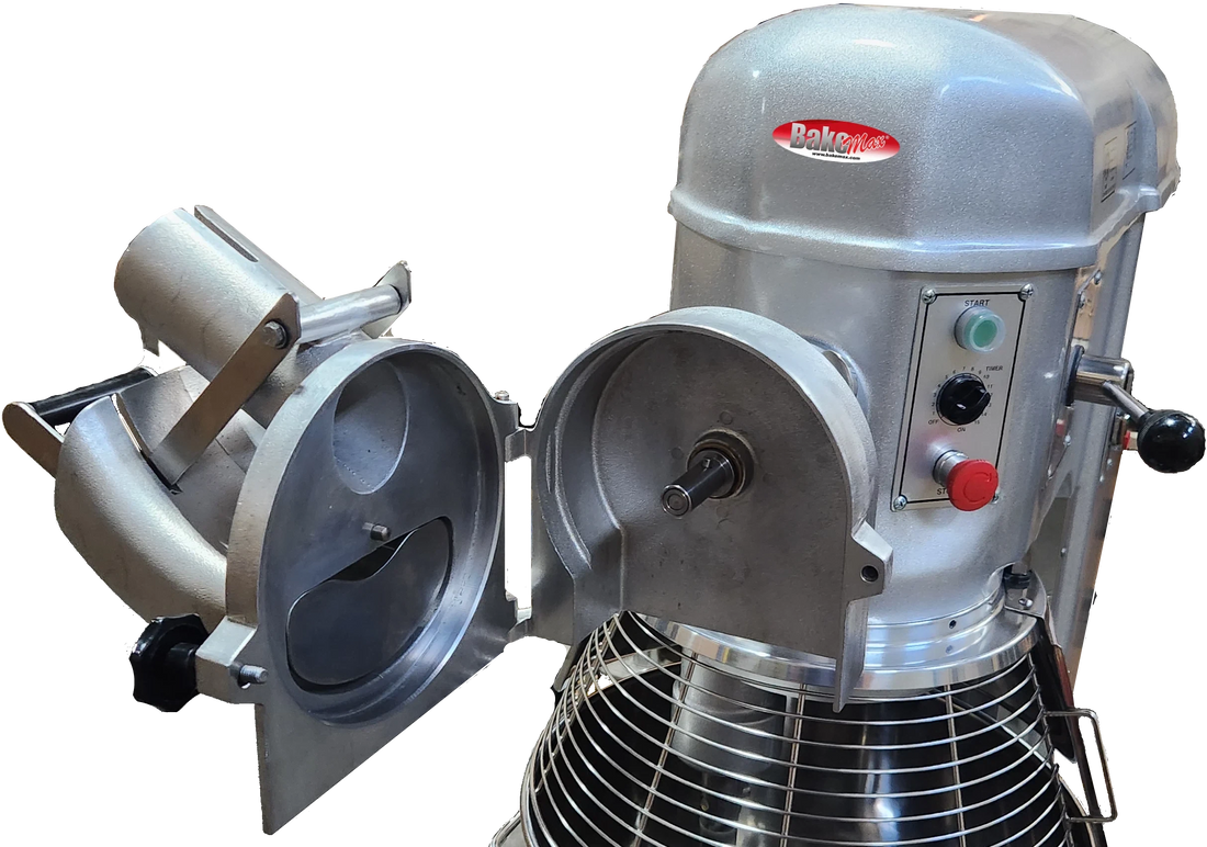 Bakemax - 60 QT 4 Speed Heavy Duty Gear Driven Countertop Planetary Mixer - BMPM060