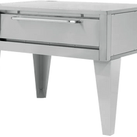 Bakemax - 64” Wide Commercial Electric Stone Hearth Deck Pizza Oven - BMBPEB125