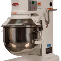 Bakemax - 7 QT 5 Speed Heavy Duty Gear Driven Countertop Planetary Mixer with Digital Control Panel - BMPM007