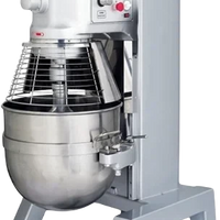 Bakemax - 80 QT 3 Speed Heavy Duty Belt Driven Countertop Planetary Mixer - BMPM080
