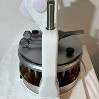 Bakemax - Commercial Countertop Manual Dough Divider Hand Bun Divider with 36 Division and 9 Division Dividing Heads 1-17 Oz Portions - BMDMIH36/9