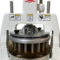 Bakemax - Commercial Countertop Manual Dough Hand Bun Divider with 18 Parts - BMDMIH18