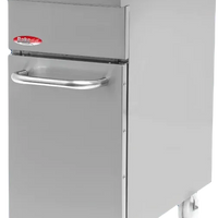 Bakemax - Commercial Electric Floor Model 40 lbs Fryer with Lift Up Element - BMPLS7FE010
