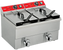 Bakemax - Countertop Double Mini Electric 12 Liter Fryer - BMFE020