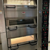 Bakemax - Four Deck Four Pan Wide Floor Model Electric Artisan Stone Deck Oven - BMFD004