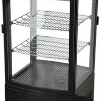 Bakemax - Refrigerated Countertop Display Case Double Door with LED Lighting - BMRCD02