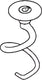 Bakemax - Replacement Dough Hook For BMPM040 (40 QT Planetary Mixer) - BMBH040