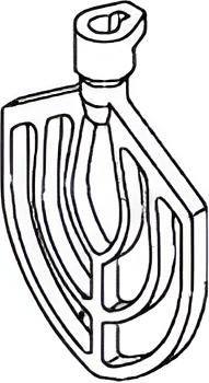 Bakemax - Replacement Flat Beater For BMPM040 (40 QT Planetary Mixer) - BMBF040