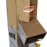 Bakemax - Stainless Steel Countertop Electric Bread Crumb Machine/Bread Mill - BMBM001