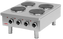 Bakemax - Stainless Steel Countertop Electric Hot Plate with 4 Burners - BMPLS7KE020