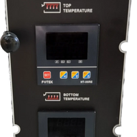 Bakemax - Three Deck One Pan Wide Floor Model Electric Artisan Stone Deck Oven - BMSD003