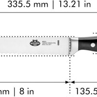 Ballarini - Brenta 8"Stainless Steel Bread Knife - 18536-201
