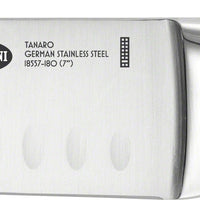 Ballarini - Tanaro 7" Silver German Stainless Steel Santoku Knife - 18557-181