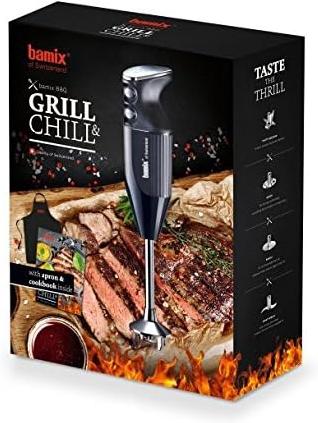 Bamix - BBQ Hand Blender Package, Black - BBQ M200