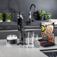 Bamix - BBQ Hand Blender Package, Black - BBQ M200