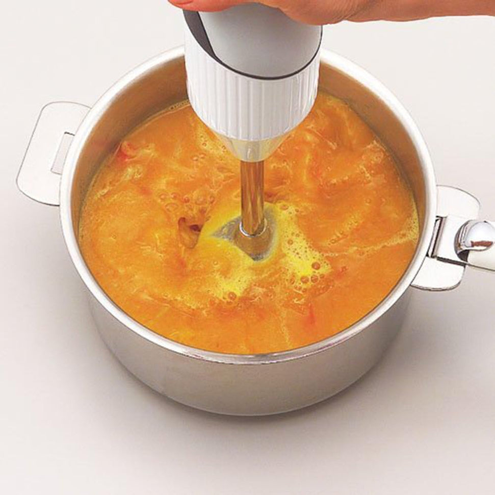 Bamix - MONO Hand Blender Package, White-Light Grey - MONO M133