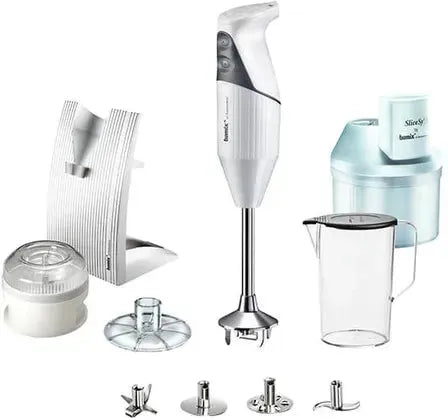 Bamix - SUPERBOX Hand Blender Package, White-Light Grey - SUPERBOX M200