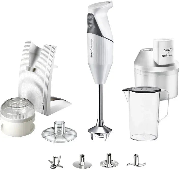 Bamix - SUPERBOX Hand Blender Package, White-Light Grey - SUPERBOX M200