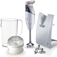 Bamix - SWISSLINE Hand Blender Package, White-Light Grey - SWISSLINE M150