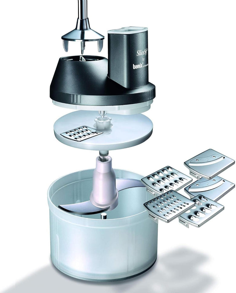Bamix - SliceSy® Food Processor Attachment, Black - 1500.003